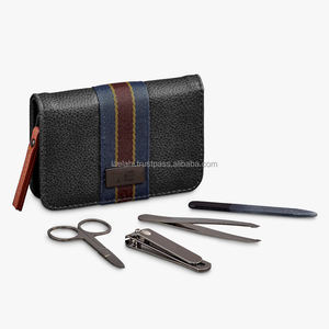 Set de Manicura y Pedicura Portátil, Estilo Lujoso con Caja, ODM OEM, Kit Profesional de Cuidado Personal para Hombre, Acero Inoxidable - Product Image 5