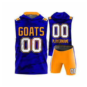 Conjunto de Uniforme de Fútbol 7v7 con el Mejor Diseño, Pantalones Cortos y Camiseta, Tallas Personalizadas, Talla Grande, Secado Rápido, Transpirable, Impresión por Sublimación - Product Image 2