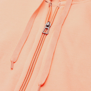 บริการ OEM และ ODM เสื้อฮู้ดไหมพรมซิปสำหรับผู้หญิง สวมใส่สบายในฤดูหนาว ทรงโอเวอร์ไซส์ ผ้าฝ้ายระบายอากาศ เป็นมิตรต่อสิ่งแวดล้อม พร้อมโลโก้ด้านหน้าและฮู้ด - Product Image 5