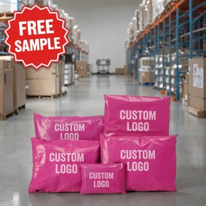 Sac Plastique d'Expédition Personnalisé et Imprimé Éco Express en PE Recyclé pour Courrier et Colis - Product Image 1