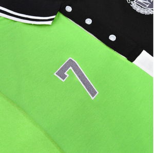 Cotton Breathable Plus Size Embroidered Logo Mens for <b>Shirt</b> <b>Royal</b> <b>Blue</b> Button Short Sleeve Panel Design - Product Image 4