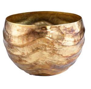 ชามอลูมิเนียมโบราณสีทองแนววินเทจอย่างทันสมัยดีไซน์หรูหราชามเสิร์ฟอย่างยั่งยืนสำหรับขนมผลไม้ - Product Image 1