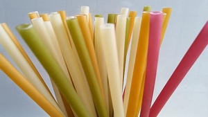 VENTE CHAUDE Pailles végétales biodégradables-100% écologique, non plastique, haute qualité-Commandez maintenant! -LOTUS VIETNAM BLEU - Product Image 6