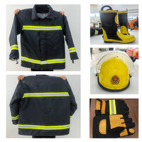 Combinaison de pompier Nomex, isolée thermiquement, ignifuge, équipement de protection avec bande réfléchissante