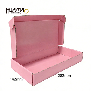 Eco-friendly Pink Mailer <b>Box</b> Sturdy Corrugated Airplane <b>Box</b> For Boutique Packaging Paper Boxes For Apparel Cosmetic Packaging - Product Image 1