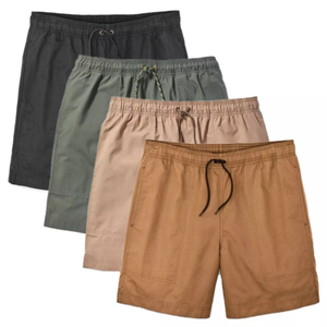 <b>Men's</b> Sporty Casual Lightweight Breathable Cotton Blend Bermuda <b>Shorts</b> Mid Waist Elastic Waist Solid Plain Dyed OEM Service - Product Image 6