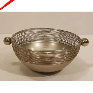 most demanding <b>golden</b> finished designer serving bowl for hotel restaurant and <b>bar</b> - Product Image 1