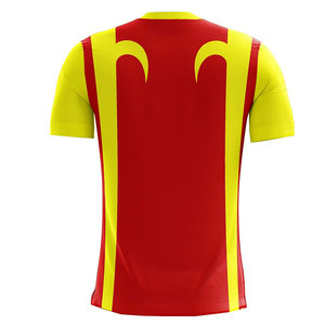 เสื้อฟุตบอลสไตล์ที่เป็นเอกลักษณ์เสื้อกีฬาทีมฟุตบอลเยาวชนระบายอากาศได้ดีดีไซน์ตามสั่ง