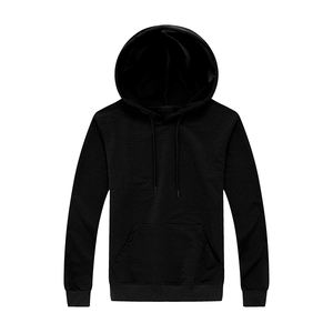 Men's 100% Cotton <b>Fleece</b> <b>Lined</b> Custom Printed Eco-Friendly High Quality Breathable <b>Hoodie</b> Elastic Hem Adjustable Hood Solid - Product Image 5
