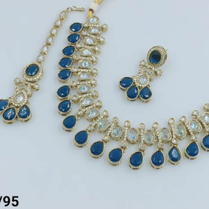 Moda último diseño de Gargantilla tradicional chapado en oro collar conjunto de joyas para mujeres - Product Image 1