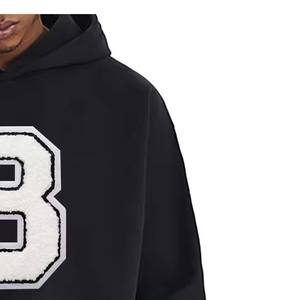 Derniers modèles de sweats à capuche en chenille pour hommes, broderie personnalisée, logo/couleur, respirant, confortable, sweats à capuche en chenille de haute qualité - Product Image 6