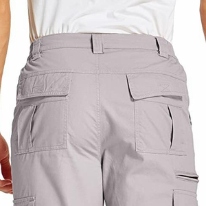 กางเกงคาร์โก้ลำลองสไตล์คลาสสิกของผู้ชายกางเกงผ้าแคนวาสผ้าฝ้ายโพลีเอสเตอร์มีกระเป๋าหลายแบบตรง - Product Image 6