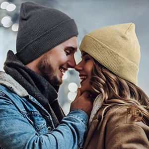 PromotionAutumn Winter New Mens Womens Reversible Beanie Designer Wool Jacquard Knitted Hat Multifuncional Warm Image Style - Product Image 4