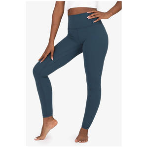 OEM Best Selling High Waist Skinny Yoga Leggings Women Custom Logo Sublimated Gym Pant Stretch Breathable Summer <b>Exercise</b> Low - Product Image 2