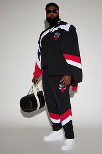 Chaqueta impermeable de retazos con logotipo personalizado para hombre, cortavientos de nailon arrugado ligero y azul - Product Image 4