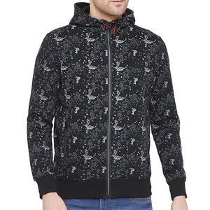 Sudadera con Capucha de Manga Larga para Hombre, la Mejor Oferta, Mezcla de Algodón, Negra, Multicolor, Personalizada, con la Mejor Cremallera - Product Image 6