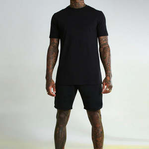 Ensemble d'été 100% survêtement et sweat-shirt en coton pour homme T-shirt et short en mélange de coton et polyester en tissu polaire - Product Image 6