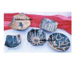 Bol en corne de style viking en matériau écologique Vaisselle de table Bol en corne de buffle décoratif ultra brillant Assiettes médiévales en corne de buffle - Product Image 6