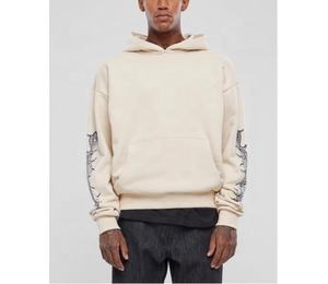 Sweat-shirt à capuche surdimensionné pour homme en coton 100% personnalisé OEM, style premium 2024, brodé, grande taille, offre de vente en gros pour l'hiver - Product Image 1