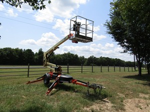 Plataforma Elevadora Telescópica Tipo Araña Remolcable, Plataforma de Trabajo Aérea Hidráulica para Construcción de 18m - Product Image 5