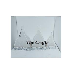 Bandeja cuadrada de madera y resina con cubierta para ropa, tamaño personalizado, bandeja para servir chocolates y aperitivos en La India - Product Image 2