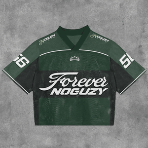 Ropa de calle de calidad superior, ropa de fútbol americano sublimada de malla, camisetas de fútbol americano de malla Boxy Fit, ropa deportiva - Product Image 3