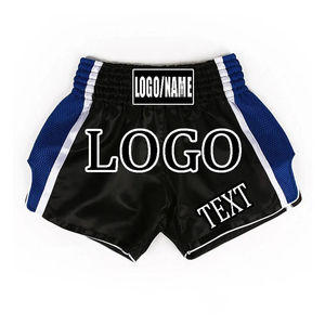 Pantalones Cortos de Muay Thai MMA, Ropa de Gimnasio para Entrenamiento de Artes Marciales, Servicio OEM Personalizado en la Parte Delantera, Secado Rápido y Transpirable - Product Image 1