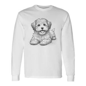 Maglietta a Maniche Lunghe per Proprietari di Cuccioli Havanese - Idea Promozionale - Product Image 1