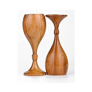 Naturals Wooden Texture Drinking Glass for Wine Best Quality Round Shape Wooden Glass <b>Goblets</b> for Kitchen Tools & Accessories - Product Image 5