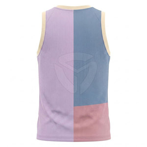 เสื้อบาสเก็ตบอลผู้ชาย ผ้าระบายเหงื่อได้ดี น้ำหนักเบา สวมใส่สบาย ดีไซน์แบบไม่มีแขน เหมาะสำหรับการฝึกซ้อมในยิมและการแข่งขัน - Product Image 3