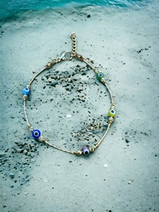 Bracelet en acier inoxydable DAFNI BIG PAZAR avec zircon et perles d'imitation - Cadeau tendance d'Istanbul - Product Image 5