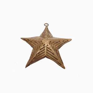 Diseño moderno Hierro Metal Colgante Estrella Pared Decorativo Color cobre para el hogar y la decoración de Navidad Hecho a mano a granel - Product Image 1