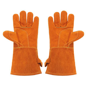 ถุงมือเชื่อมมือสำหรับงานอุตสาหกรรมถุงมือหนังสำหรับทำงานในฤดูหนาวเพื่อความปลอดภัยป้องกันการลื่นออกแบบได้ตามต้องการ - Product Image 1