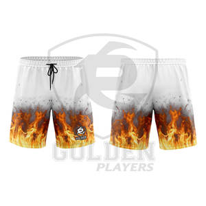 Pantalones cortos de playa de secado rápido para hombre, pantalones cortos de baño sublimados con logotipo personalizado para verano, pantalones cortos de tabla para niños - Product Image 5