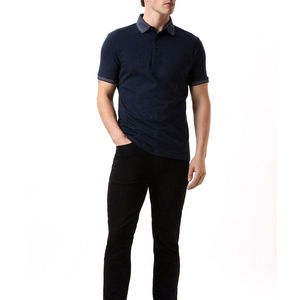 Mode Logo personnalisé nouvel été doux hommes pour chemise Polyester/coton col rond décontracté à manches courtes respirant séchage rapide - Product Image 6