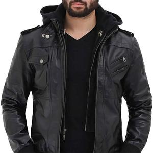 บอมเบอร์แจ็คเก็ตหนังแท้สำหรับผู้ชาย, แจ็คเก็ตหนังแกะแท้ทรงพอดีตัวเหมาะสำหรับใส่ในฤดูหนาว2025 - Product Image 6