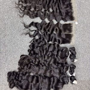 Meilleures ventes 2026 Cheveux ondulés cambodgiens bruts non traités, Ondulation naturelle, Lots de cheveux humains vietnamiens, Couleur naturelle, Vente en gros directe - Product Image 2