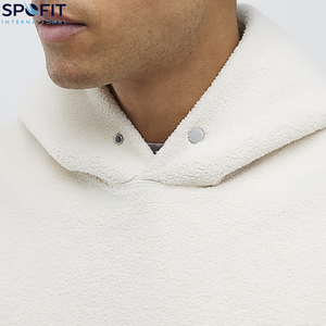Best Selling Custom <b>Sherpa</b> Hoody Soft Winter Fleece <b>Hoodie</b> Embroidered Logo Plain Dyed Street Wears 100% Cotton <b>Men</b> Hoodies - Product Image 2