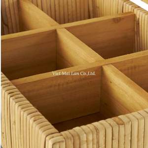 Boîte de rangement en rotin vietnamien faite à la main, vente en gros pour la décoration intérieure et les solutions de rangement - Product Image 4