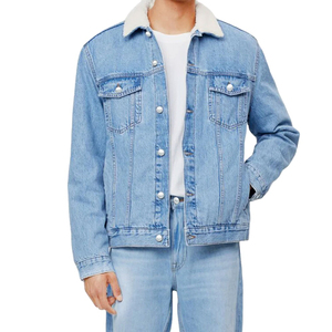 Vestes en jean pour hommes et femmes, coupe ajustée, rétro, décontractées, délavées, bleues, noires, grises, surdimensionnées, tendance, légères, confortables - Product Image 1