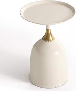 Mesa auxiliar de café de color negro de metal pesado Diseño moderno para su sala de estar o espacio de salón - Product Image 4