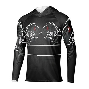 Chemises de pêche hommes été en plein air à manches courtes maillots de pêche Protection solaire respirant vêtements de pêche sublimation chemises OEM - Product Image 3