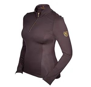 SHEMAX EQUESTRIAN HORSE RIDING RIDING HOCHWERTIGE BENUTZER DEFINIERTE VISION TOP GOLDEN BROWN BASELAYER