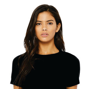 Airlume-Camiseta holgada de manga corta para mujer, Camiseta de algodón peinado y anillo, 32, 100% oz, color negro, 4,2 - Product Image 4