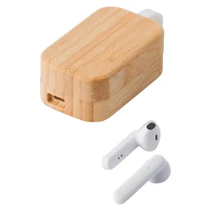 Auricolari in Bambù Personalizzati Marmara, Regali Promozionali Aziendali, Gadget - Product Image 2
