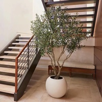 Großhandel Großer Künstlicher Olivenbaum | Kundenspezifische Höhe 1,2m-4m | Realistische Kunstpflanze | Kommerzieller Haus-Bonsai | Innen- und Außenpflanze