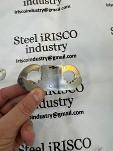 Menottes en acier robustes pour pouces et orteils, manilles en métal massif, logo personnalisé, jouets sexuels BDSM coquins, entraves de bondage pour adultes, étanches - Product Image 3