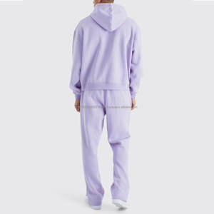 Nuevo diseño, precio al por mayor, chándales de gran tamaño para hombres a la venta, la mejor ropa informal para hombres, chándales acampanados - Product Image 2