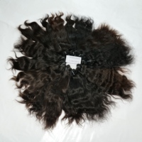 Extensiones de Cabello Humano Ondulado Remy Indio 100% de Alta Calidad, Sin Procesar, Cabello Virgen de Templo, Cutícula Alineada, Doble Trama a Máquina