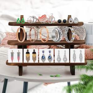Présentoir Bois 3 Niveaux Riser pour Cupcake Stand Artisanat Affichage Boucle D'oreille Stands Table Vente - Product Image 6